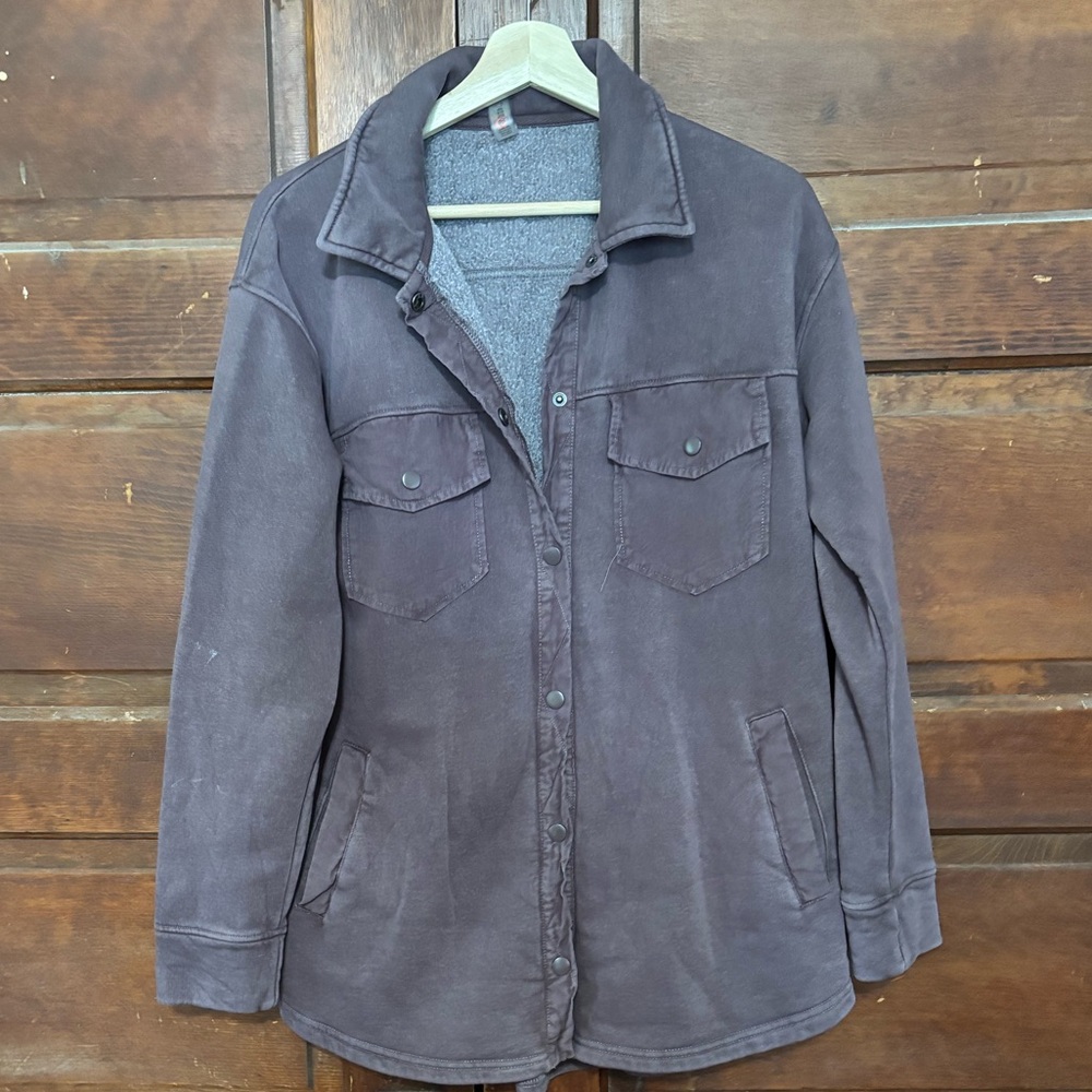 Dusty Plum Shacket